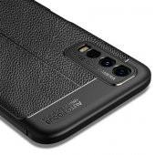 Vivo Y20 Kılıf Zore Niss Deri Desenli Silikon Kılıf - 12