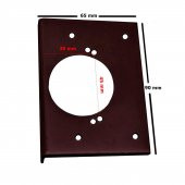 Dolap Menteşe Tamir Sacı Seti Kapak Yuva İçin 2 li Koyu Kahve - 3