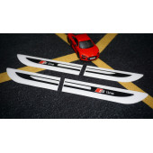 Audi Q3 S Line Logo Yan Çamurluk 3M 3D Damla Silikon Yeni Nesil Logo Amblem - 5