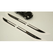 Porsche Cayman Taycan Logo Yan Çamurluk 3M 3D Damla Silikon Yeni Nesil Logo Amblem thumbnail 3