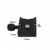 Ayex Arca-Swiss Standart, Ayex QR60S Clamp ve PU-60 Quick Release - 4