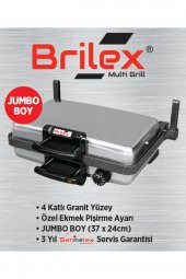 Brilex Jumbo Granit Grill Silex Bazlama Ve Lahmacun Makinesi - 2