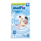 Molfix 5 Beden Junior 78'li Bebek Bezi - 1