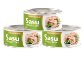 Sasu Jalapeno Biberli Ton Balığı 3x160G Bütün Dilim - 1