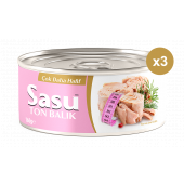 Sasu Light Suda Ton Balığı 3x160G Bütün Dilim - 1