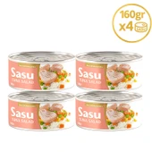 Sasu Basmati Pirinçli Ton Salata 4x160 gr İri Parça - 1