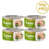 Sasu Jalapeno Biberli Ton Balığı 4x160G Bütün Dilim thumbnail 2