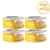 Sasu Mısırlı Ton Salata 4x160G İri Parça - 1
