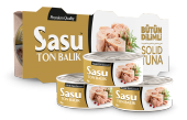 Sasu Klasik Ton Balığı 3x80G Bütün Dilim - 1