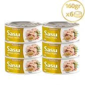 Sasu Hardal Soslu Ton Balığı 6x160G İri Parça - 2