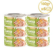 Sasu Tahıllı Ton Salata 6x160G İri Parça thumbnail 2