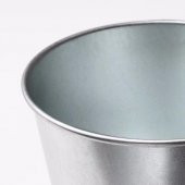Saksı Paslanmaz Çelik Bitki Saksısı  Boyanabilir 9cm - 6