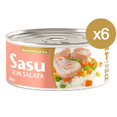 Sasu Basmati Pirinçli Ton Salata 6x160 gr İri Parça - 2