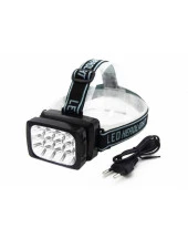 12 Ledli Güçlü Şarjlı Kafa Lambası thumbnail 1