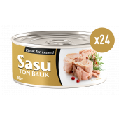 Sasu Klasik Ton Balığı 1 Koli 24x80G Bütün Dilim - 1