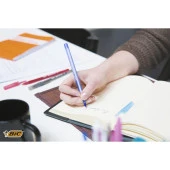 Bic Tükenmez Kalem Round Stick 1.0 MM Mavi (60 Lı Paket) thumbnail 5