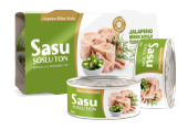 Sasu Jalapeno Biberli Ton Balığı 12x160G Bütün Dilim - 1