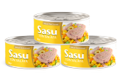 Sasu Mısırlı Ton Salata 12x160G İri Parça - 1