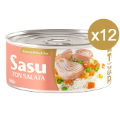 Sasu Basmati Pirinçli Ton Salata 12x160 gr İri Parça - 1