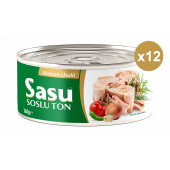 Sasu Akdeniz Usulü Ton Balığı 12x160G Bütün Dilim - 3