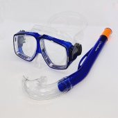 KRAKEN Maske Şnorkel Set M366/SN67 Mavi - 1