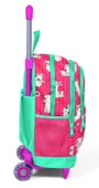 Coral High Lama Baskılı Çekçek Okul Çantası - Işıklı Tekerlekler thumbnail 2