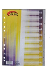 Bafix Seperatör 1-10 Rakamlı Plastik A4 (30 Adet) - 1