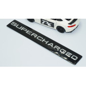 DK Tuning Supercharged Bagaj Siyah Logo Arma Mini Cooper İle Uyumlu - 3