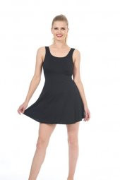 ESTİVA 22500 SİYAH BÜYÜK BEDEN ETEKLİ MAYO thumbnail 2