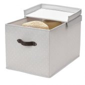 Kapaklı Kulplu Kutu Gri IKEA 35x50x30 cm Kulplu Düzenleyici , Organizer Hurç - 2