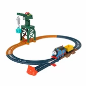 Orjinal Fisher Price Thomas ve Arkadaşları Thomas Tren ve Vinç Cranky The Crane Cargo Drop HGY79 - 2