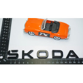 DK Tuning Yeni Nesil Bagaj Siyah ABS Yazı Logo Skoda İle Uyumlu - 3