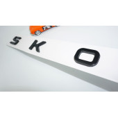 DK Tuning Yeni Nesil Uzun Bagaj Siyah Yazı Logo Skoda İle Uyumlu - 2