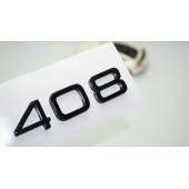 DK Tuning Peugeot 408 Ön Panjur 2022+ Parlak Siyah ABS Logo Amblem - 1