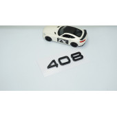 DK Tuning Peugeot 408 Ön Panjur 2022+ Parlak Siyah ABS Logo Amblem - 2