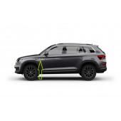 Skoda Octavia Yan Çamurluk 3M 3D Damla Silikon Yeni Nesil Logo Amblem - 4