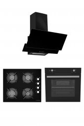 Alveus 850 Siyah 3Lü Ankastre Set(Ad07-A10-Af850) - 1