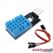 DHT11 Kablolu Nem-Isı-Sıcaklık Sensör Modülü - 1