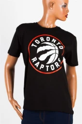 Toronto Raptors Unisex Pamuklu Regular Fit Tişört Medium - 4