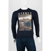 Sidney Unisex Pamuklu Slim Fit Sweatshirt Medium thumbnail 1