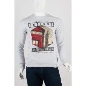İngiltere Unisex Pamuklu Slim Fit Sweatshirt Small thumbnail 1
