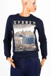 Sidney Unisex Pamuklu Slim Fit Sweatshirt Medium thumbnail 6