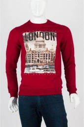 Londra Unisex Pamuklu Slim Fit Sweatshirt Medium thumbnail 4
