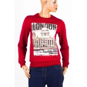 Londra Unisex Pamuklu Slim Fit Sweatshirt Medium thumbnail 3