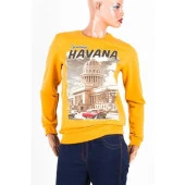 Havana Unisex Pamuklu Slim Fit Sweatshirt Medium - 3