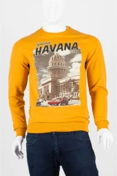 Havana Unisex Pamuklu Slim Fit Sweatshirt Large thumbnail 4
