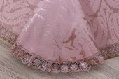 Finezza Tulip Polyester Pamuk Şönil Pudra Yatak örtüsü Çift Kişilik 3 Prç. - 926 - 2