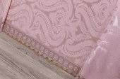 Finezza Tulip Polyester Pamuk Şönil Pudra Yatak örtüsü Çift Kişilik 3 Prç. - 926 - 3
