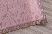 Finezza Tulip Polyester Pamuk Şönil Pudra Yatak örtüsü Çift Kişilik 3 Prç. - 926 - 6