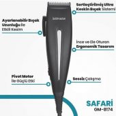 GOLDMASTER GM-8174 SAFARİ SAÇ VE SAKAL TIRAŞI MAKİNESİ - 3